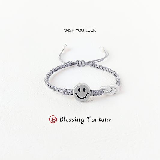 Serene Smile Figure-Eight Knot Bracelet